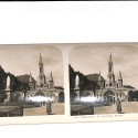 📷 Vista estereoscópica Lourdes – La Basilique, Façade