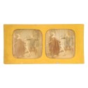 Vista estereoscópica Tissue "Duelo de niños"