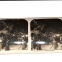 📷 Vista estereoscópica Lourdes – Les Pèlerins à la Grotte