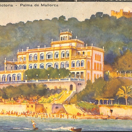 FOLLETO   “Mallorca” — publicación turística ilustrada (Grand Hotel / Hotel Victoria – Palma de Mallorca)