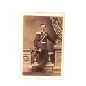 📷 CDV — Carte-de-visite militar retrato de estudio (siglo XIX)