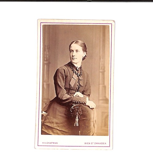 Carte  de visite  Estudio H. A. Chapman (Swansea)