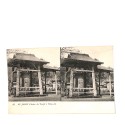 📷 Vista estereoscópica AU JAPON — Clocher du Temple à Tokio”