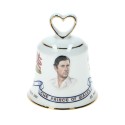 Campana conmemorativa de porcelana realizada para la boda de:  👑 Charles III (entonces Príncipe de Gales)
