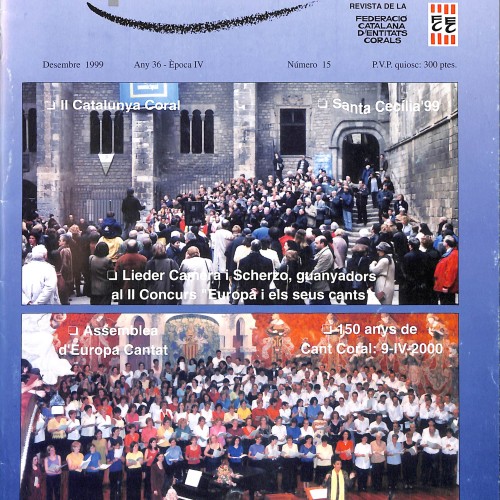 Revista 🎶 Aquatreveus – Desembre 1999 (Federació Catalana d’Entitats Corals)