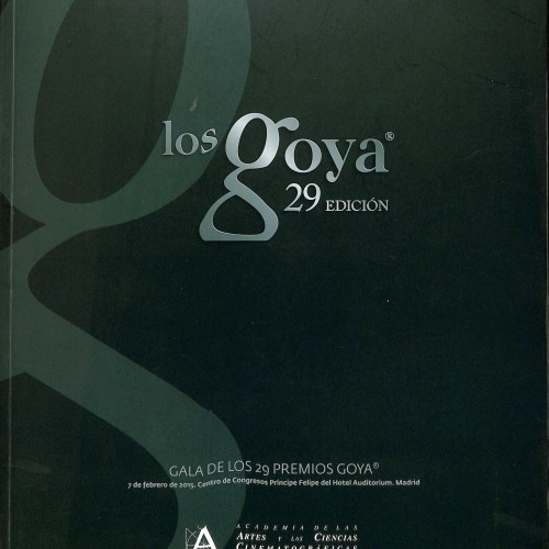 Revista Premios Goya – 29ª edición (2015)