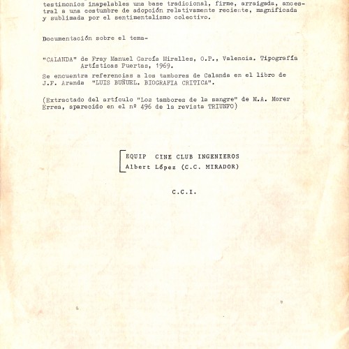 Revista Los tambores de Calanda