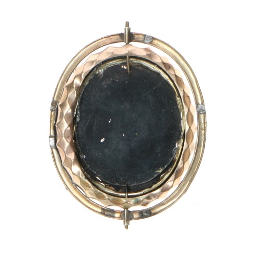 Broche con fotografia retrato hombre