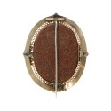 Broche con daguerrotipo retrato chica