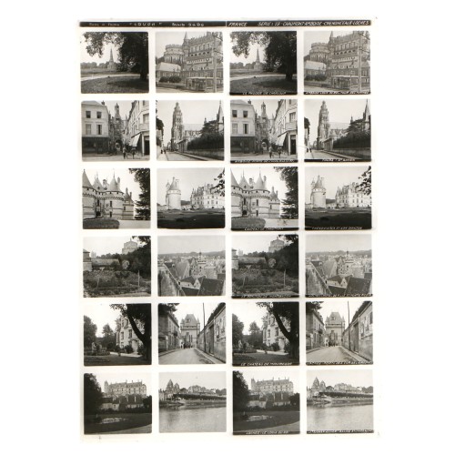 Vista estereoscopica Educa - Serie 19 - Chaumont-Amboise Chenonceaux-Loches