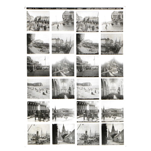 Vista estereoscopica Educa - Serie 12 - Bayeux-Trouville-Honfleur-Diepre