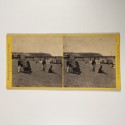 Vista estereo de cartón _ TEIGNMOUTH—THE PIER AND BEACH."