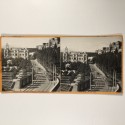 Vista estereo de cartón _ Paseo del Parque en Málaga ,"Paris Hôtel-de-Ville"