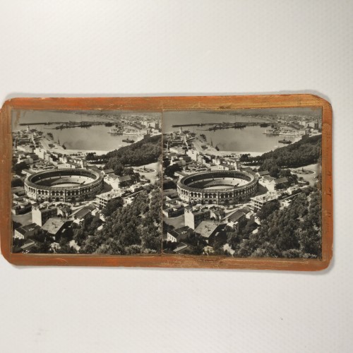 Vista estereo de cartón - Ciudad de Málaga