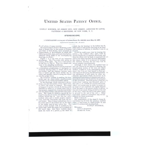 Estereoscopio de Pedestal (Graphoscope/Stereoscope)