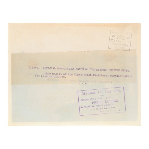 Fotografia Official Photograph - Press Bureau - Official photographs taken on the british western front