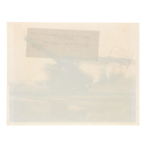 Fotografia Official Photograph - Press Bureau - Our wonderful artillery at work in Flanders