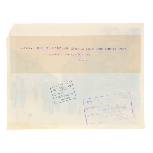 Fotografia Official Photograph - Press Bureau - Official photographs taken on the British western front
