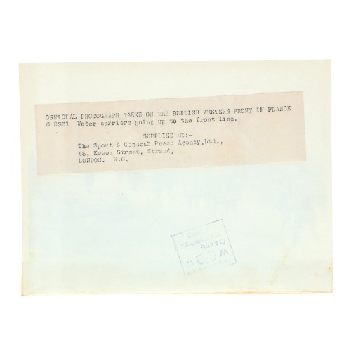 Fotografia Official Photograph - WW Transmission Abroad - Oofficial photograph taken on the western front in France