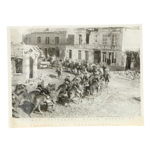 Fotografia Official Photograph - WW Transmission Abroad - Official photograph taken on the western front in France