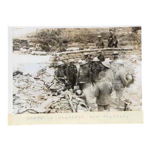 Fotografia Official Photograph - WW Transmission Abroad - Official photograph taken on the western front in France