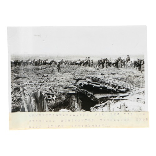 Fotografia Official Photograph - WW Transmission Abroad - Official photograph taken on the western front in France