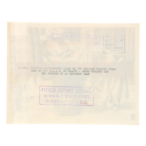 Fotografia Official Photograph - WW Transmission Abroad - Official photograph taken on the western front in France