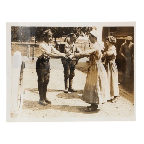 Fotografia Official Photograph - WW Transmission Abroad - Official photograph taken on the western front in France