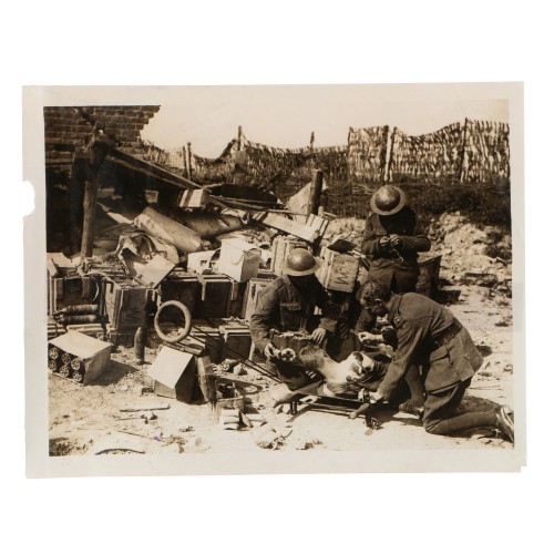 Fotografia Official Photograph - WW Transmission Abroad - Great British advance in the west
