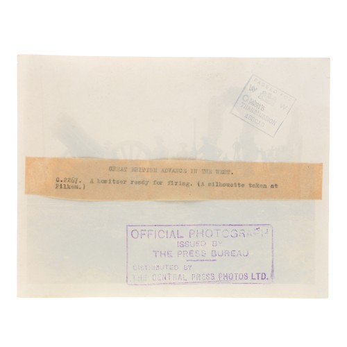 Fotografia Official Photograph - WW Transmission Abroad - Great British advance in the west