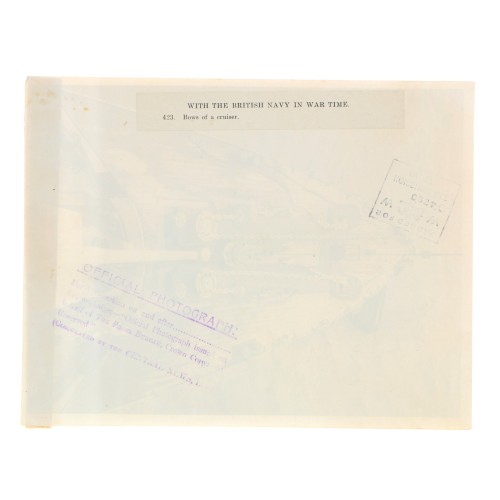 Fotografia Official Photograph - WW Transmission Abroad - With the British navy in war time