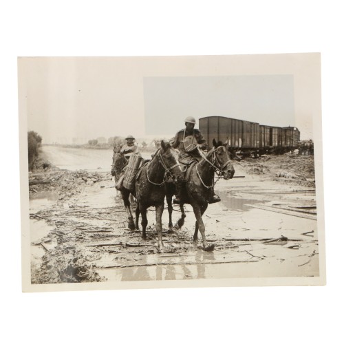 Fotografia Official Photograph - WW Transmission Abroad - With our troops at the battle of Flanders