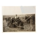 Fotografia Official Photograph - WW Transmission Abroad - With our troops at the battle of Flanders