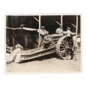 Fotografia Official Photograph - WW Transmission Abroad - Our wonderful artillery at work in Flanders.