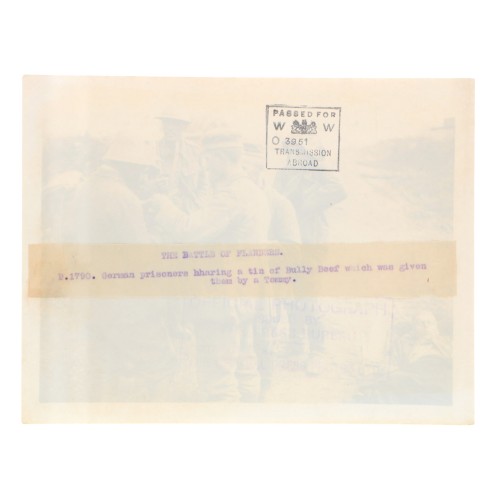 Fotografia Official Photograph - WW Transmission Abroad - The battle of Flanders.