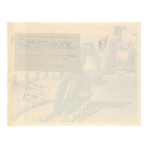Fotografia Official Photograph - WW Transmission Abroad - British official naval subjects.