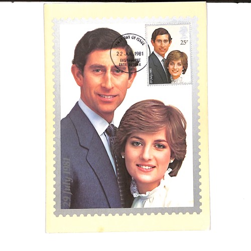 Retrato de perfil del Príncipe soberano Francisco José II y la Princesa consorte Georgina (Gina) de Liechtenstein.