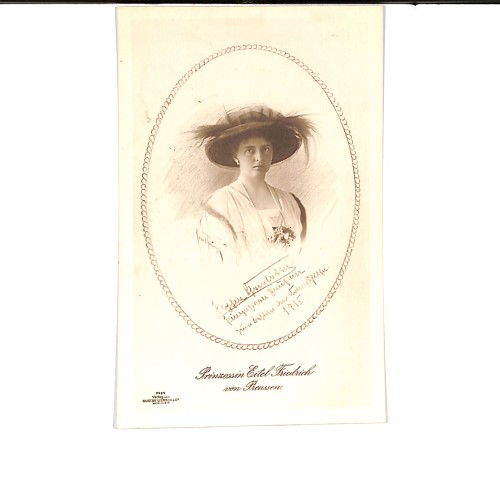 Retrato de la Princesa Eitel Friedrich de Prusia.