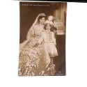 Retrato de la Emperatriz Zita (Kaiserin Zita) y el Príncipe Heredero Otto de Habsburgo.
