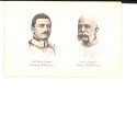 Retratos conmemorativos del Emperador Francisco José I de Austria y el Archiduque Carlos Francisco José.