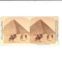Vista estereo_ Gran Pirámide de Keops, Egipto.