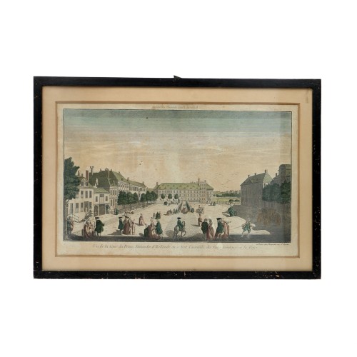 Vintage framed print image