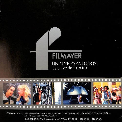 Título: 1ª Lista de Material 1979 - Filmayer.
