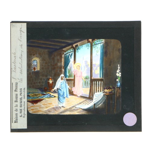 Vista Linterna Magica "Mort de S. Joseph".