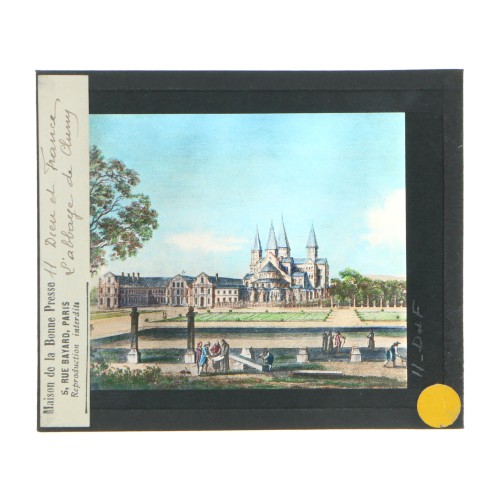 Vista Linterna Magica Maisson de la Bonne Presso - L´abbaye de Cluny