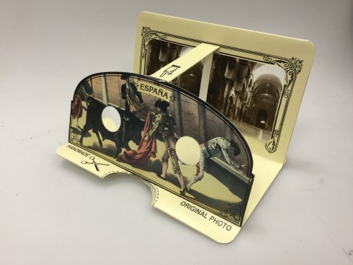 Stereo viewer cardboard views