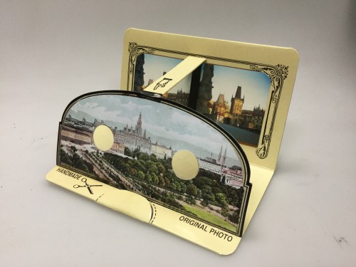 Stereo viewer cardboard views