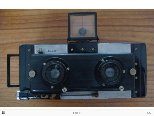 Jumelle stereo camera Jeanneret Le monobloc