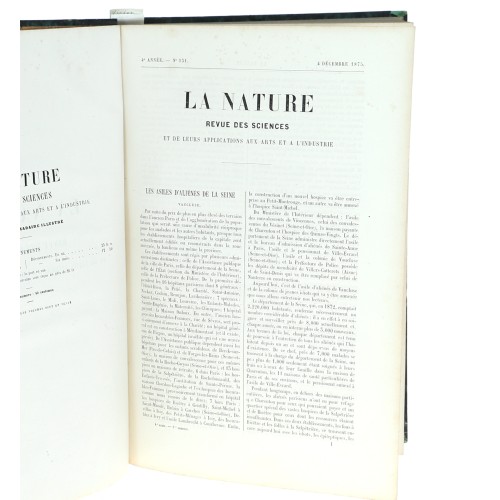 La Nature: Revue des sciences et de leurs applications aux arts et à l'industrie.