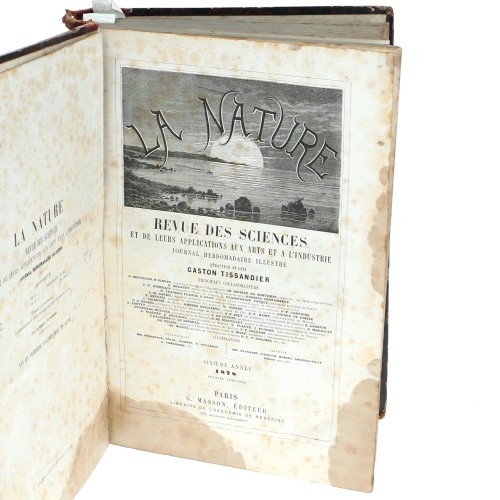 Tomo - La Nature - 1878